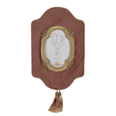 Zdjęcie produktu dla Ramka na zdjęcia Clayre & Eef 10x15 cm Plastik w kolorze różowego złota