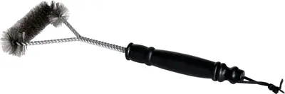 Produktbild von Dreiseitige Grillbürste, 30 cm lang, mit Edelstahlborsten