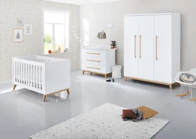 Produktbild von Babyzimmer Kombination RIJEKA-134 in weiß edelmatt