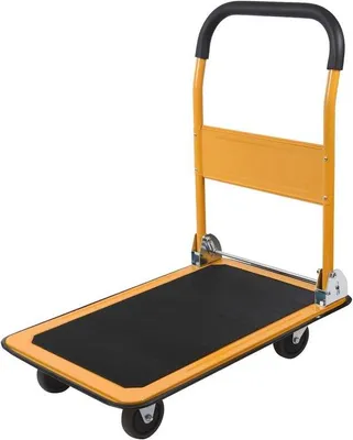 Produktbild von Famanu Plattformwagen 350 kg Tragkraft - faltbar mit 4 Rädern