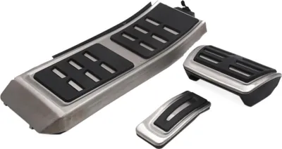 Produktbild von 3 stücke pedalauflagen pedale bremse fußstütze Gaspedalset für a4 b8 s4 rs4 q3 a5 s5 de