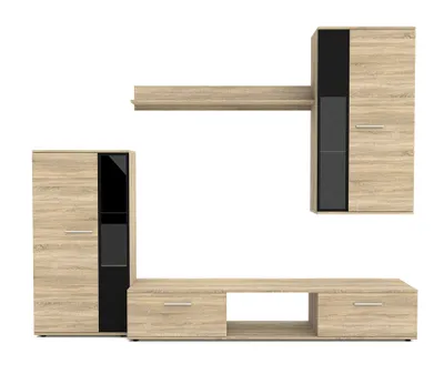 Produktbild von AX LIVING Hochwertige Wohnwand Formilo 240 cm – Modern & Sonoma Eiche