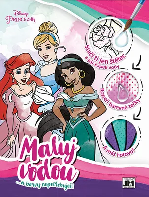 Produktbild von Vodové Omalovánky A4/ Princezny