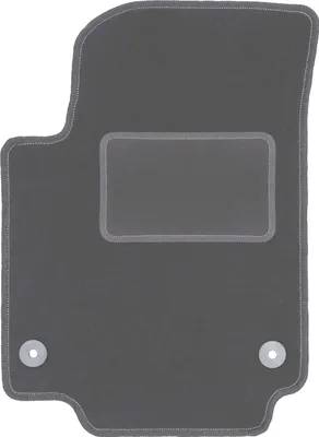 Immagine prodotto di Tappetino conducente in velluto grafite adatto per Volkswagen Up! (2011-, hatchback) – con fissaggi – su misura