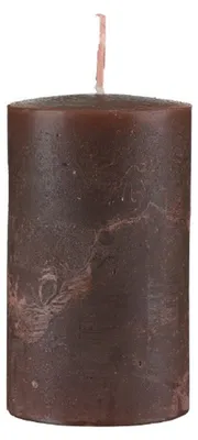 Produktbild von durchgefärbte Rustic Kerzen Bordeaux 50 x Ø 50 mm, 1 Stück