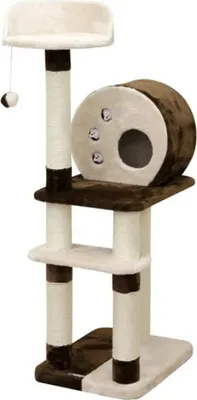 Produktbild von Kerbl Kratzbaum Planet X 127 cm Braun und Beige