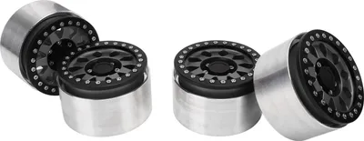 Obrázek produktu pro 4ks RC kola pro auta Profesionální náhradní ráfky RC kol z hliníkové slitiny pro SCX6 1/6 RC auta 2,9 palce Titanium