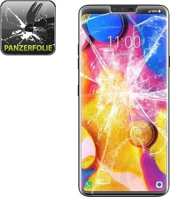 Produktbild von 6x Panzerfolie für LG V40 ThinQ ANTI-SCHOCK Displayschutzfolie Displayfolie KLAR