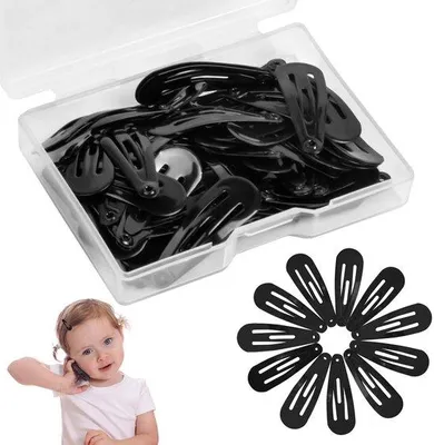 Produktbild von Flexible Haarspangen für dickes Haar | Reißbare Perlenkämme für natürliche Locken | Bequeme Haarstyling für Partys | Reißbare Haarspangen | Verstellbare Blumenhaarspangen (schwarz)