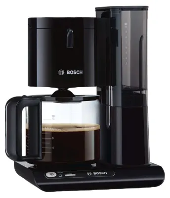 Produktbild von Bosch TKA 8013 Filterkaffeemaschine, Kunststoff, 1160 Watt, 1,25 l F?llmenge, Glaskanne, 15 Tassen, Aromawahl, Abschaltautomatik, Entkalkungsfunktion