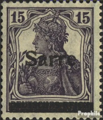 Produktbild von Briefmarken Saarland 1920 Mi 7a I gestempelt Germania