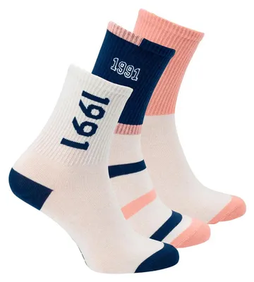 Produktbild von Iguana - "Ignini" Socken für Herren(3er-Pack) IG4537 (34 EU - 38 EU) (Creme/Pink/Marine)