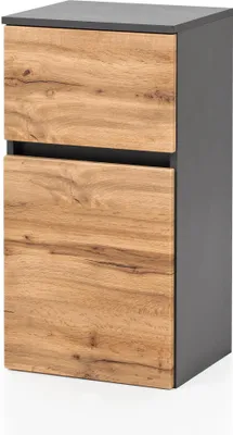 Zdjęcie produktu dla Unterschrank >Kopenhagen< in Wotaneiche - 40x79x35cm (BxHxT)