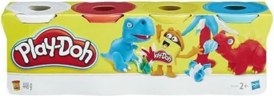 Produktbild von Knetspiel Colores Silvestres Hasbro (4 pcs)