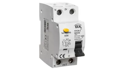 Obrázek produktu pro Nadproudový chránič 2P B 20A 0,03A typ AC KRO6-2/B20/30 23219