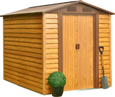 Produktbild von Pergart Gerätehaus "Frankfurt II 86" braun 4,03 m²