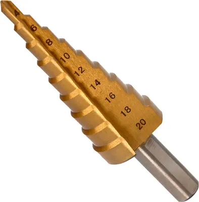 Zdjęcie produktu dla Wiertło stopniowe Hss Ø 4 do 20 mm.