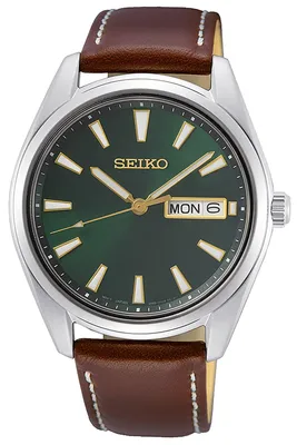 Seiko SUR449P1 Herren-Armbanduhr mit Saphirglas Braun/Grün 1
