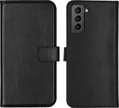 Obrázok produktu pre Selencia Originálne kožené puzdro na knihy pre Samsung Galaxy S21 - čierne