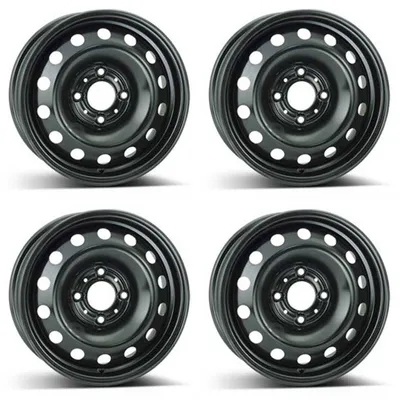 Obrázok produktu pre 4 oceľové disky Alcar, rozmer 5.5Jx14 palcov, posun ET24, rozstup 4x108, vhodné pre modely Peugeot 1007 a 206, sada 4 kusy