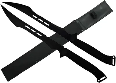 Obrázok produktu pre Sada 2 tréningových mečov Katana Ninja s pošvou 68 cm D103