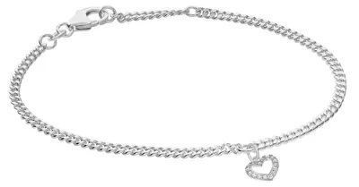 trendor 21627 Mädchen-Armband mit Herz 925 Silber Rhodiniert 1
