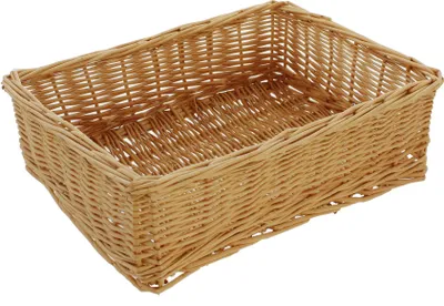 Produktbild von Regalkorb aus Weide, 40x30 cm, Aufbewahrungskorb