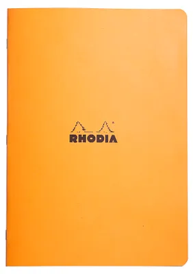 Produktbild von Rhodia 119164C, Einfarbig, Orange, A4, 48 Blätter, 80 g/m², Kariertes Papier