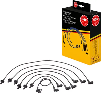 Imagen del producto de NGK 2586: Juego de cables de bujía, juego de cables de encendido para RENAULT 25, modelo hatchback