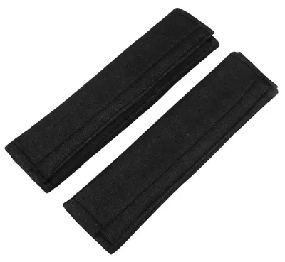 Productafbeelding van Gordelhoes - Autogordel kussen - Zwart en blauw - Set van 2 - Schouderbeschermer