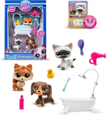 Obrázok produktu pre Littlest Pet Shop Kúpeľňová súprava 3 figúrky