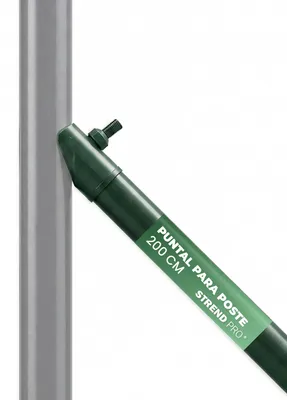 Imagen del producto de Puntal para poste Strend Pro METALTEC, Zn+PVC, 38/2000/1,25 mm, verde RAL6005