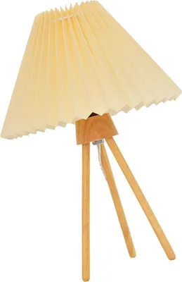 Image de Lampe de bureau style rétro polyvalente lampe de chevet plissée lampe de lecture pour la maison chambre à coucher luminosité fixe