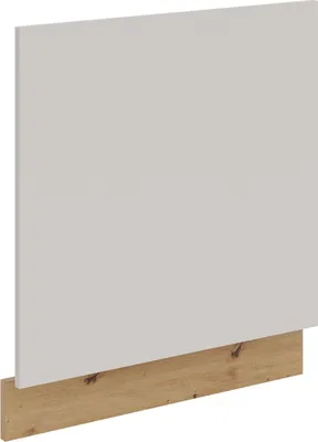 Produktbild von Frontblende für integrierten Geschirrspüler 60 cm Küche SOLANO Kaschmir beige matt + Eiche Artisan matt Küchenzeile Küchenblock Einbauküche