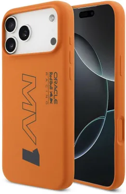 Image de Coque arrière Red Bull Racing - iPhone 17 Pro Max - Orange - Silicone souple -