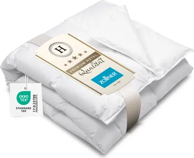 Produktbild von Bettdecke Ganzjahresdecke, 90% Daunen / 10% Federn, 135x200 cm, weiß