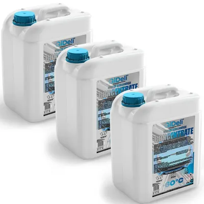 Immagine prodotto di Concentrato antigelo per parabrezza -60 °C 30 L - Detergente per liquido lavavetri invernale per auto GiDeli