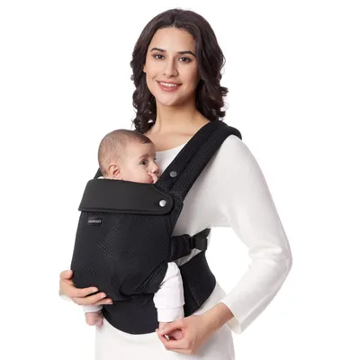 Produktbild von Momcozy Atmungsaktive Netz-Babytrage (3-24 Monate) - 100% Polyester Mesh, Ergonomischer Baby Carrier mit X-Rücken & Lendenstütze