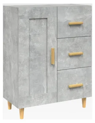 Produktbild von Sideboard in Betongrau, 69,5 x 34 x 90 cm, Holzwerkstoff