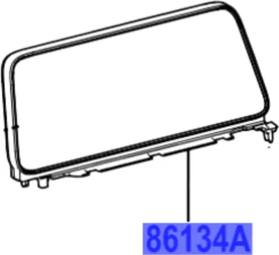 Produktbild von LEXUS Rx350 L H Anzeige 86134-48040 OE