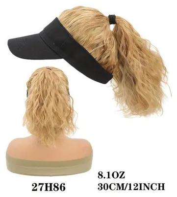 Produktbild von Frisurhut, Baseballhut, Hip-Hop-Schatten-Golfhut, lustige Enten-Sonnenhut, Fälschung Pferdeschwanz, Stil 5