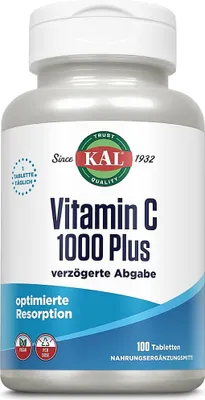 Produktbild von Vitamin C 1000 Plus Kal Retardtabletten 100 St