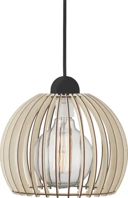 Obrázek produktu pro Nordlux Dřevěný závěsný lustr Chino pro žárovku E27 ø25cm 84823014