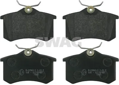 Immagine prodotto di Set di pastiglie freno SWAG posteriori per VW POLO (9N) 30 91 6146