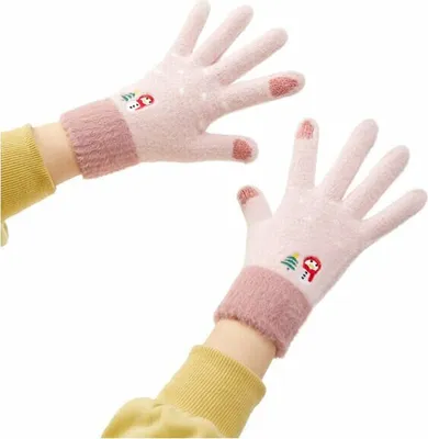 Produktbild von Warme Winter-Touch-Handschuhe fr Telefon Frauen rosa