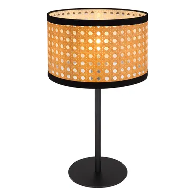 Produktbild von Tischlampe, Metall, Bambus-Optik, E14 Fassung, H 40 cm