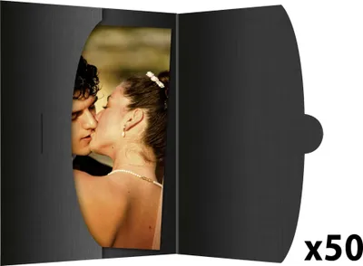 Image de 1x50 Daiber Enveloppe de protection pour 20x30cm noir