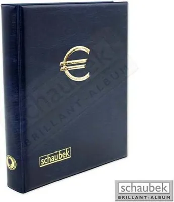 Produktbild von Schaubek Numismatik 10-Euro-Münzalbum, blau A-RB9403