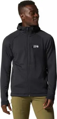 Produktbild von Mountain Hardwear Power Grid Kapuzenpullover Schwarz S Herren Schwarz S