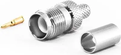 Imagen del producto de Conector RP-TNC para cable H155, crimpado, polaridad inversa